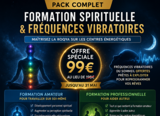 PACK SPÉCIAL FORMATION SPIRITUELLE + FVC DU SOMMEIL OFFERTES